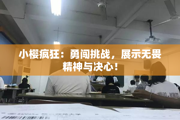 小樱疯狂：勇闯挑战，展示无畏精神与决心！