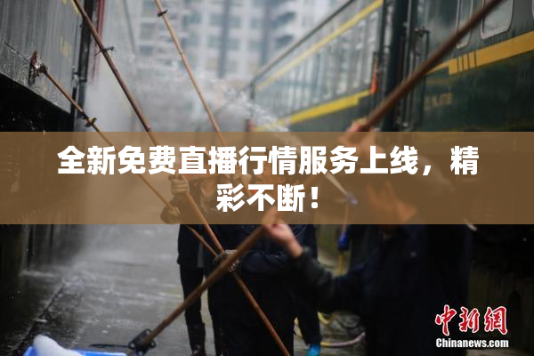 全新免费直播行情服务上线，精彩不断！