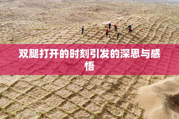 双腿打开的时刻引发的深思与感悟