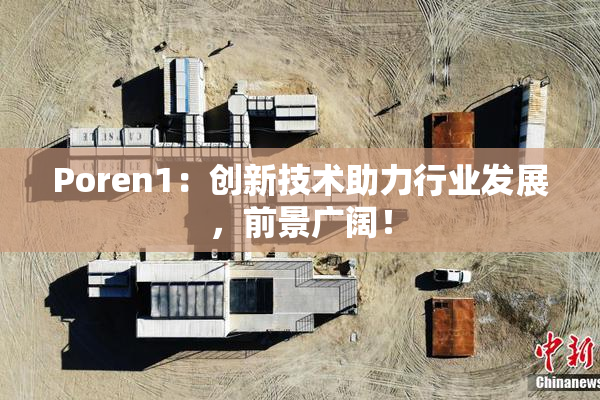 Poren1：创新技术助力行业发展，前景广阔！