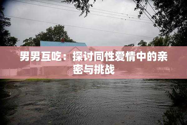 男男互吃：探讨同性爱情中的亲密与挑战