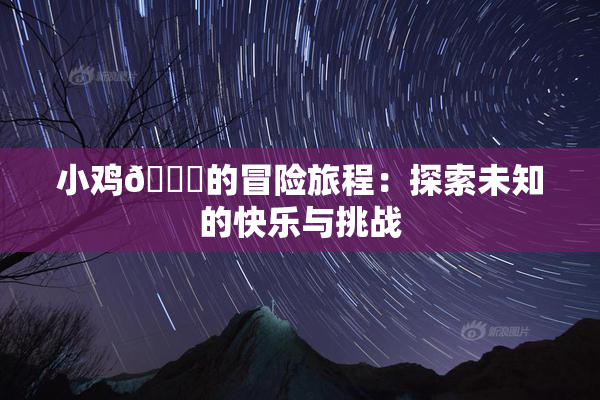 小鸡🐔的冒险旅程：探索未知的快乐与挑战