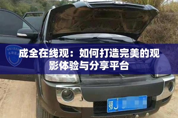 成全在线观：如何打造完美的观影体验与分享平台