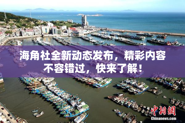 海角社全新动态发布，精彩内容不容错过，快来了解！