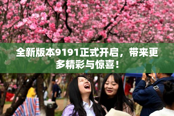 全新版本9191正式开启，带来更多精彩与惊喜！