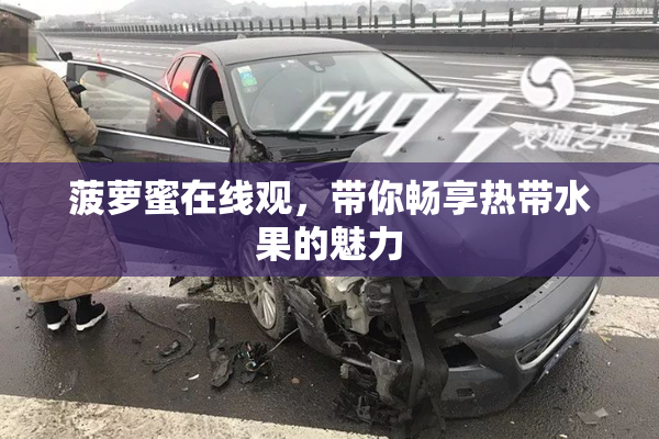 菠萝蜜在线观，带你畅享热带水果的魅力