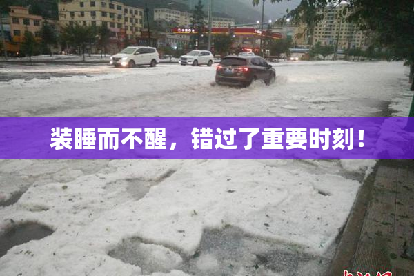 装睡而不醒，错过了重要时刻！