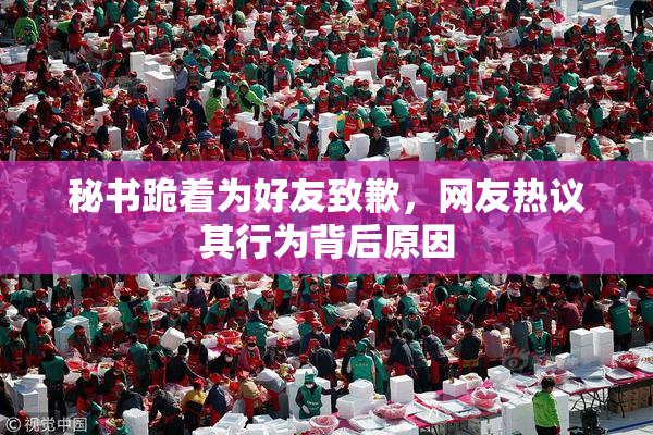 秘书跪着为好友致歉，网友热议其行为背后原因