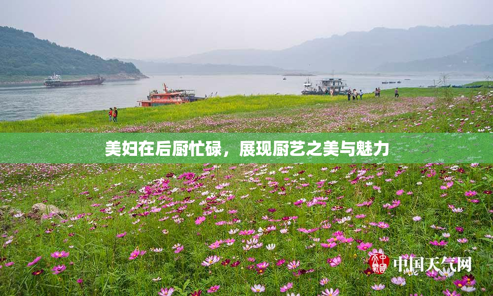美妇在后厨忙碌，展现厨艺之美与魅力
