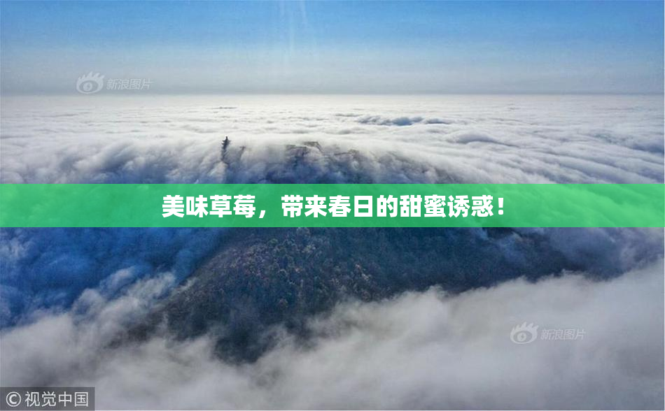 美味草莓，带来春日的甜蜜诱惑！