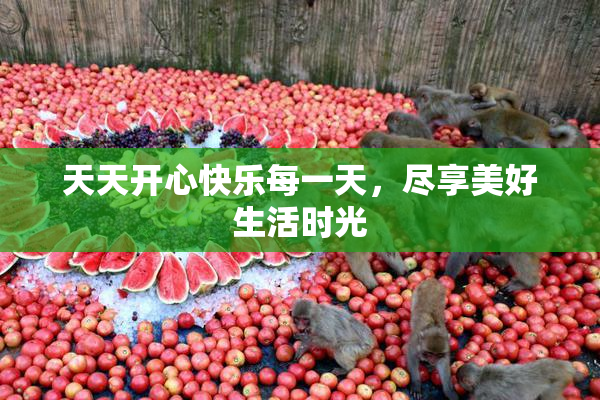 天天开心快乐每一天，尽享美好生活时光