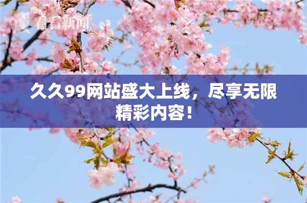 久久99网站盛大上线，尽享无限精彩内容！