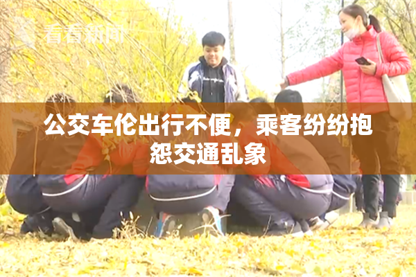 公交车伦出行不便，乘客纷纷抱怨交通乱象
