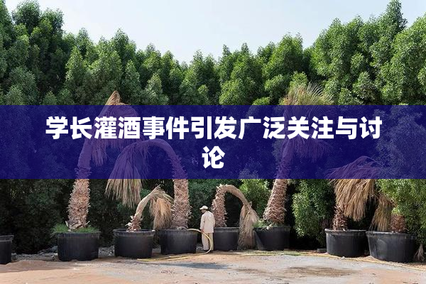 学长灌酒事件引发广泛关注与讨论