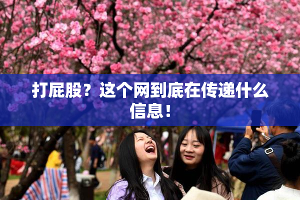 打屁股？这个网到底在传递什么信息！