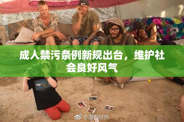 成人禁污条例新规出台，维护社会良好风气