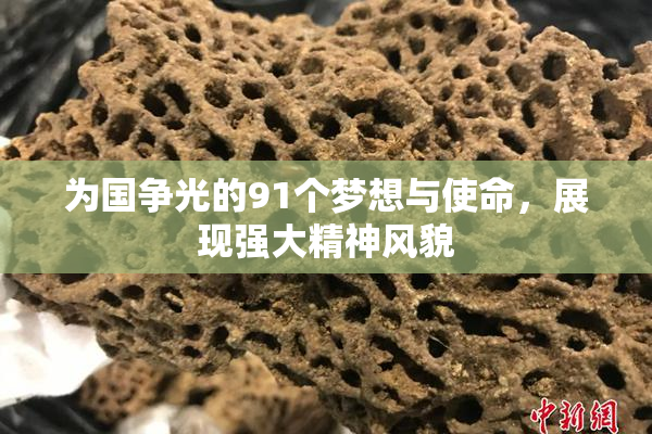 为国争光的91个梦想与使命，展现强大精神风貌