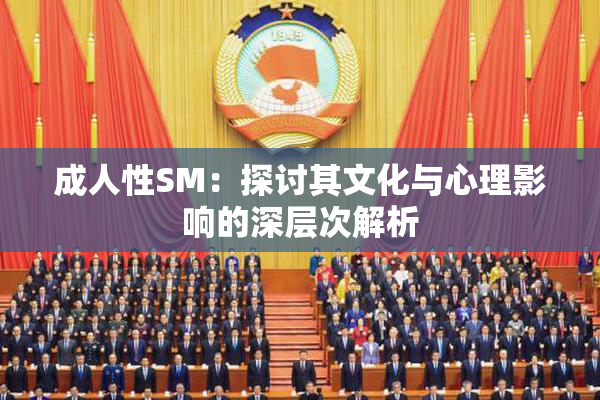 成人性SM：探讨其文化与心理影响的深层次解析