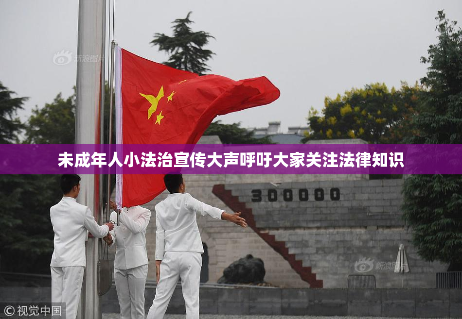未成年人小法治宣传大声呼吁大家关注法律知识
