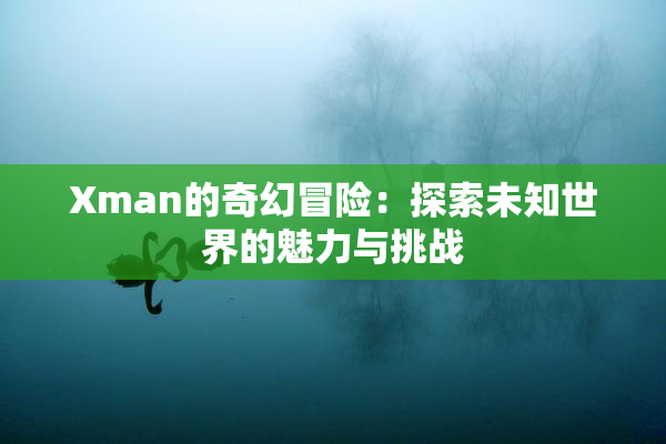Xman的奇幻冒险：探索未知世界的魅力与挑战