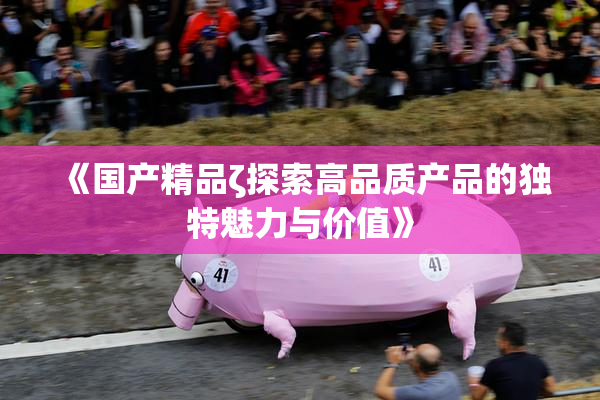 《国产精品ζ探索高品质产品的独特魅力与价值》