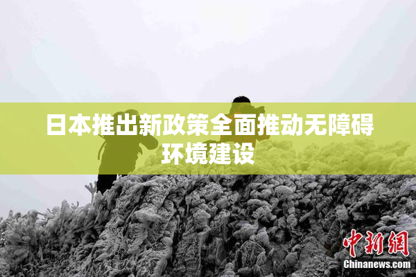 日本推出新政策全面推动无障碍环境建设