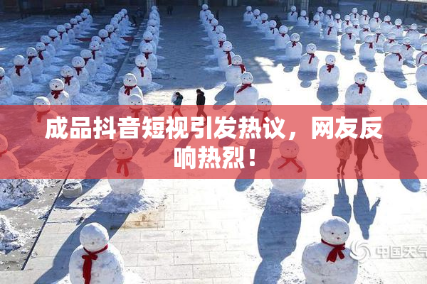 成品抖音短视引发热议，网友反响热烈！