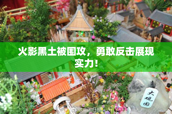 火影黑土被围攻，勇敢反击展现实力！