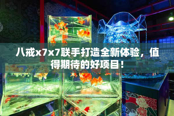 八戒x7x7联手打造全新体验，值得期待的好项目！