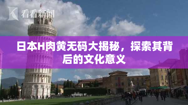 日本H肉黄无码大揭秘，探索其背后的文化意义