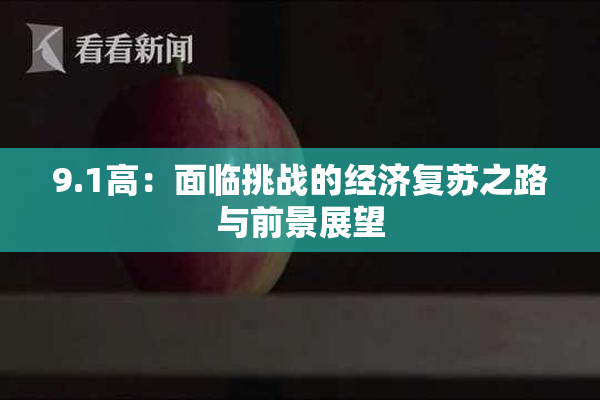 9.1高：面临挑战的经济复苏之路与前景展望