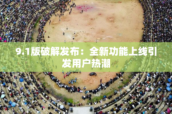 9.1版破解发布：全新功能上线引发用户热潮