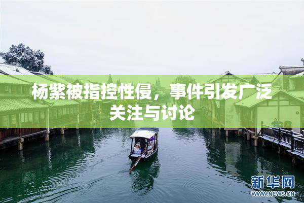 杨紫被指控性侵，事件引发广泛关注与讨论