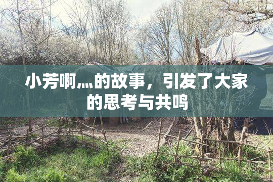 小芳啊灬的故事，引发了大家的思考与共鸣