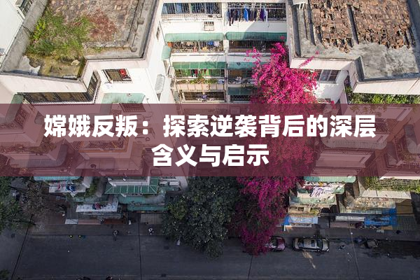 嫦娥反叛：探索逆袭背后的深层含义与启示