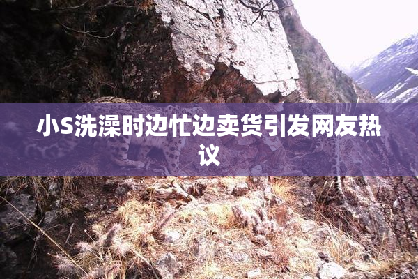 小S洗澡时边忙边卖货引发网友热议
