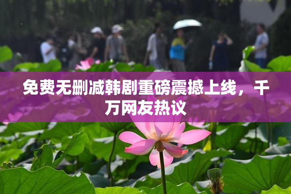 免费无删减韩剧重磅震撼上线，千万网友热议