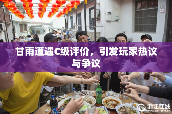 甘雨遭遇C级评价，引发玩家热议与争议