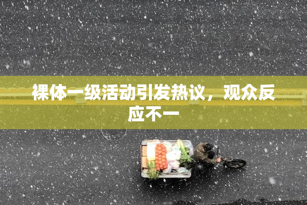 裸体一级活动引发热议，观众反应不一