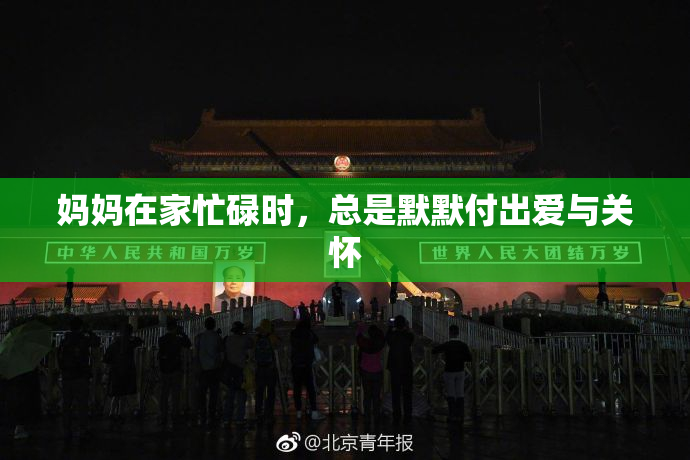 妈妈在家忙碌时，总是默默付出爱与关怀