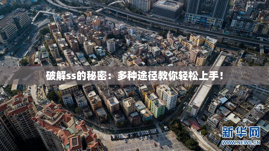 破解ss的秘密：多种途径教你轻松上手！