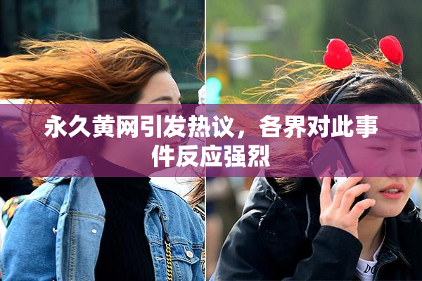 永久黄网引发热议，各界对此事件反应强烈