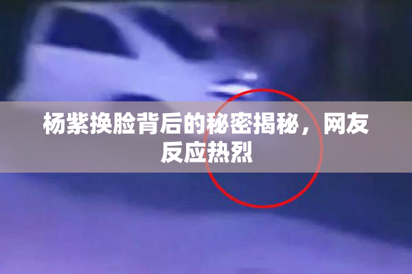 杨紫换脸背后的秘密揭秘，网友反应热烈