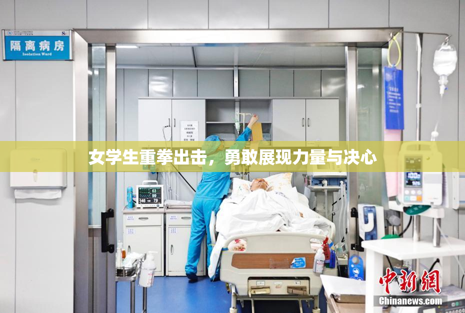 女学生重拳出击，勇敢展现力量与决心