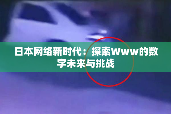 日本网络新时代：探索Www的数字未来与挑战