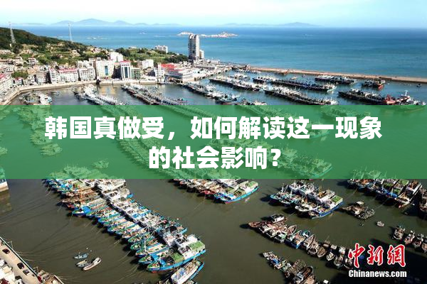 韩国真做受，如何解读这一现象的社会影响？