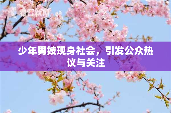 少年男妓现身社会，引发公众热议与关注