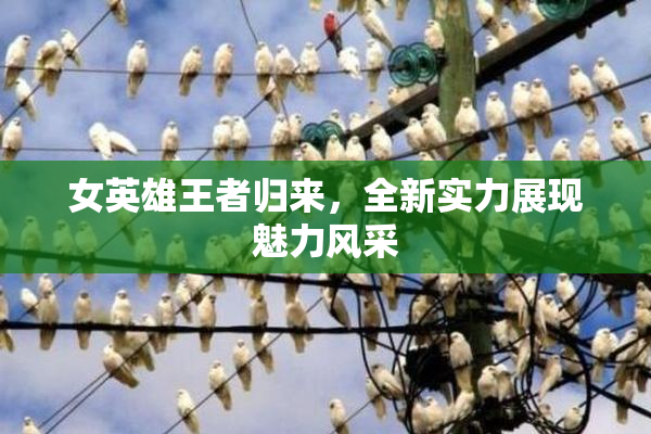 女英雄王者归来，全新实力展现魅力风采