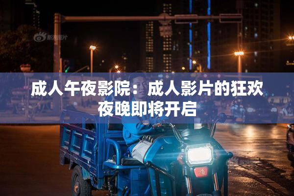成人午夜影院：成人影片的狂欢夜晚即将开启