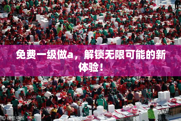 免费一级做a，解锁无限可能的新体验！